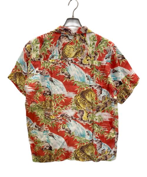 calif usa（カリフォルニアユーエスエー）CALIF USA (カリフォルニアユーエスエー) アロハシャツ オレンジ サイズ:SIZE Freeの古着・服飾アイテム