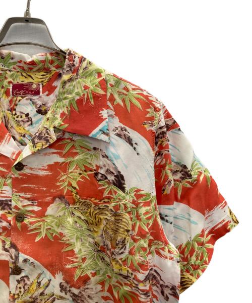 calif usa（カリフォルニアユーエスエー）CALIF USA (カリフォルニアユーエスエー) アロハシャツ オレンジ サイズ:SIZE Freeの古着・服飾アイテム
