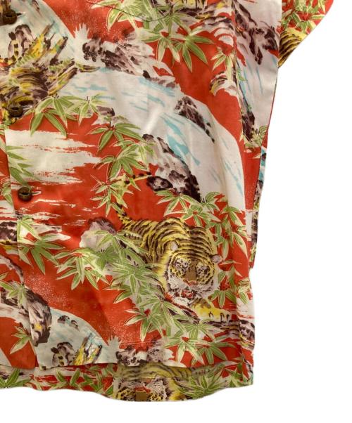 calif usa（カリフォルニアユーエスエー）CALIF USA (カリフォルニアユーエスエー) アロハシャツ オレンジ サイズ:SIZE Freeの古着・服飾アイテム