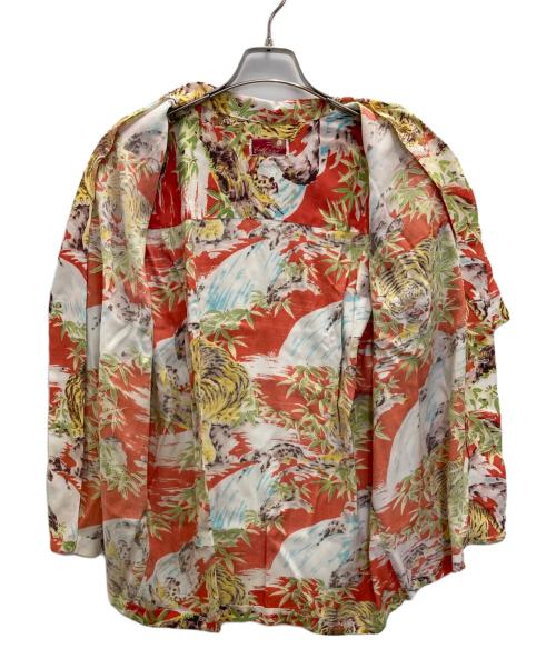 calif usa（カリフォルニアユーエスエー）CALIF USA (カリフォルニアユーエスエー) アロハシャツ オレンジ サイズ:SIZE Freeの古着・服飾アイテム