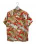 CALIF USA（カリフォルニアユーエスエー）の古着「アロハシャツ」｜オレンジ