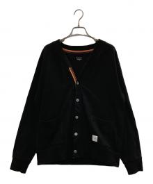 PAUL SMITH（ポールスミス）の古着「ストレッチスムースカーディガン」｜ブラック