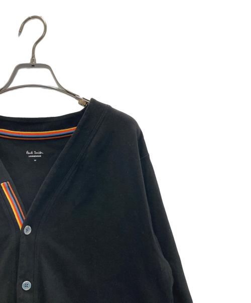 PAUL SMITH（ポールスミス）Paul Smith (ポールスミス) ストレッチスムースカーディガン ブラック サイズ:Ｍの古着・服飾アイテム