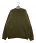 Adam et Rope (アダム エ ロペ) モヘアミックス オーバーサイズ クルーネックカーディガン グリーン サイズ:Ｍ：10000円