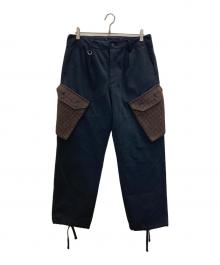 SOPHNET.（ソフネット）の古着「CARGO PANTS / Kvadrat Sisu」｜ネイビー