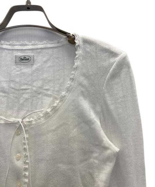 the Barnnet（ザ バーネット）The Barnnet (ザ バーネット) レースカーディガン ホワイト サイズ:不明の古着・服飾アイテム