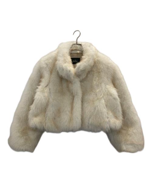 the Barnnet（ザ バーネット）the Barnnet (ザ バーネット) Patine Cropped Eco-Fur Jacket ホワイト サイズ:不明の古着・服飾アイテム