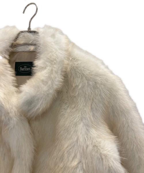 the Barnnet（ザ バーネット）the Barnnet (ザ バーネット) Patine Cropped Eco-Fur Jacket ホワイト サイズ:不明の古着・服飾アイテム