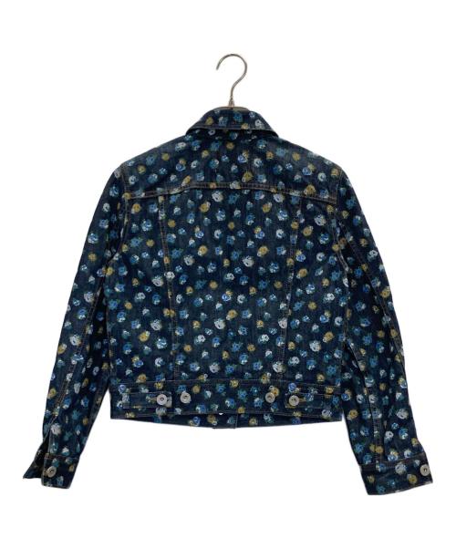 COACH（コーチ）COACH (コーチ) フラワーデニムトラッカージャケット インディゴ サイズ:XSの古着・服飾アイテム