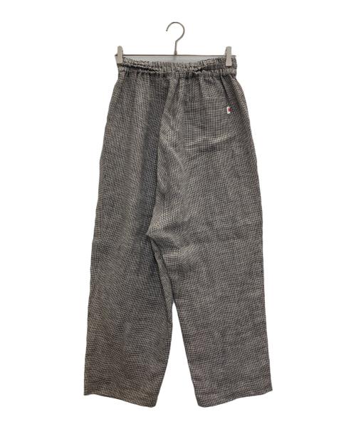 si-si-si comfort（スースースーコンフォート）si-si-si comfort (スースースーコンフォート) 千鳥格子イージーパンツ ブラック×ホワイト サイズ:FREEの古着・服飾アイテム