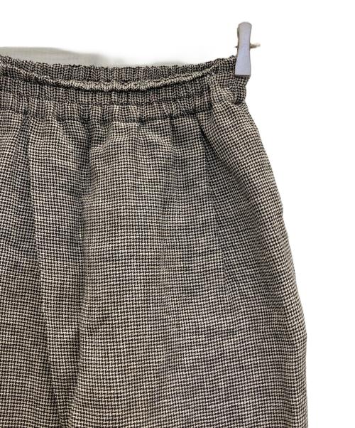 si-si-si comfort（スースースーコンフォート）si-si-si comfort (スースースーコンフォート) 千鳥格子イージーパンツ ブラック×ホワイト サイズ:FREEの古着・服飾アイテム