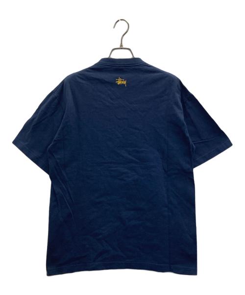 stussy（ステューシー）stussy (ステューシー) SロゴプリントTee ネイビー サイズ:Ｍの古着・服飾アイテム