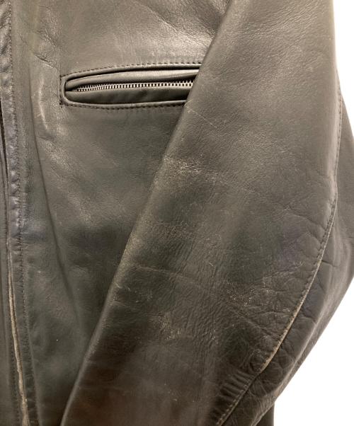 Schott（ショット）Schott (ショット) シングルライダースジャケット ブラック サイズ:38の古着・服飾アイテム