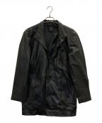RHENIUMレニウム）の古着「ラムレザージャケット」｜ブラック