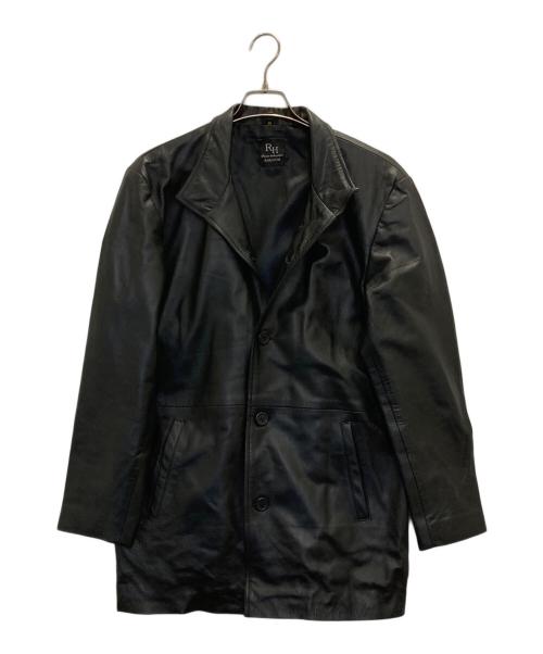 RHENIUM（レニウム）RHENIUM (レニウム) ラムレザージャケット ブラック サイズ:38の古着・服飾アイテム