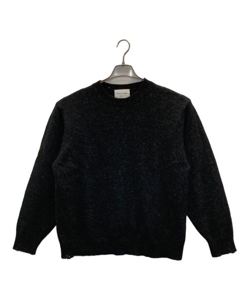 STILL BY HAND（スティルバイハンド）STILL BY HAND (スティルバイハンド) ダメージ風プルオーバーニット ブラック サイズ:46の古着・服飾アイテム