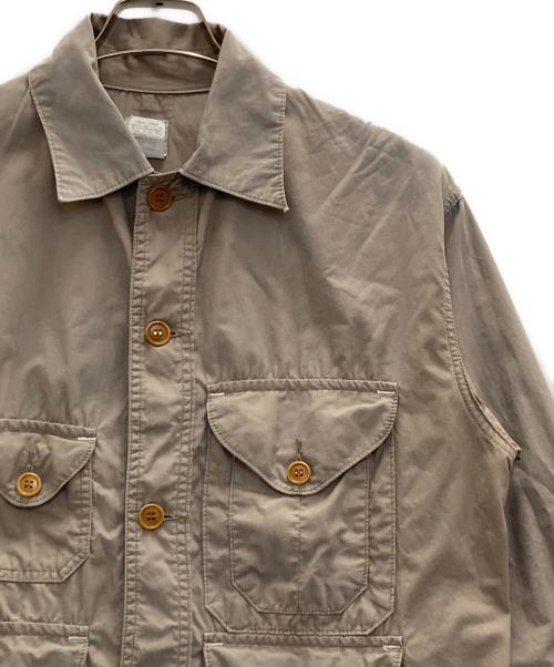 POST O'ALLS（ポストオーバーオールズ）POST O'ALLS (ポストオーバーオールズ) クルーザージャケット ベージュ サイズ:Mの古着・服飾アイテム