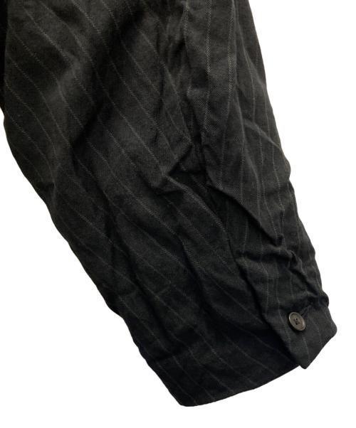 NICENESS（ナイスネス）NICENESS (ナイスネス) D.SLASH / D.スラッシュ( オーバーダイストライプ アーミッシュジャケット ) ネイビー サイズ:Ｌの古着・服飾アイテム