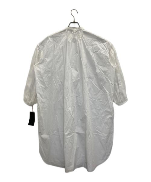 TOMORROW LAND（トゥモローランド）TOMORROW LAND (トゥモローランド) ホワイトコンビネーション サークルレースロングブラウス ホワイト サイズ:36 未使用品の古着・服飾アイテム