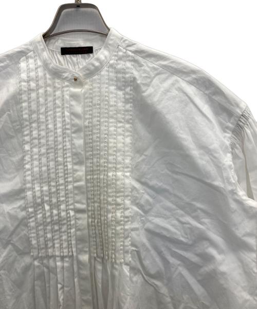 TOMORROW LAND（トゥモローランド）TOMORROW LAND (トゥモローランド) ホワイトコンビネーション サークルレースロングブラウス ホワイト サイズ:36 未使用品の古着・服飾アイテム