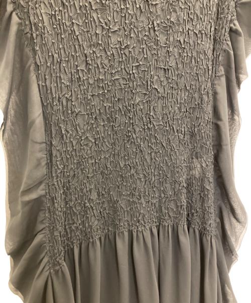 ISSEY MIYAKE FETE（イッセイミヤケフェット）ISSEY MIYAKE FETE (イッセイミヤケフェット) プリーツブラウスワンピース ブラック サイズ:2の古着・服飾アイテム