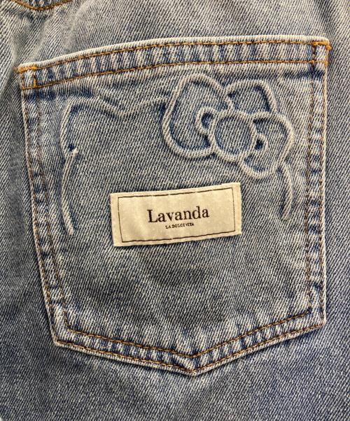 lavanda（ラバンダ）lavanda (ラバンダ) HELLO KITTY (ハローキティ) デニムパンツ インディゴ サイズ:Mの古着・服飾アイテム