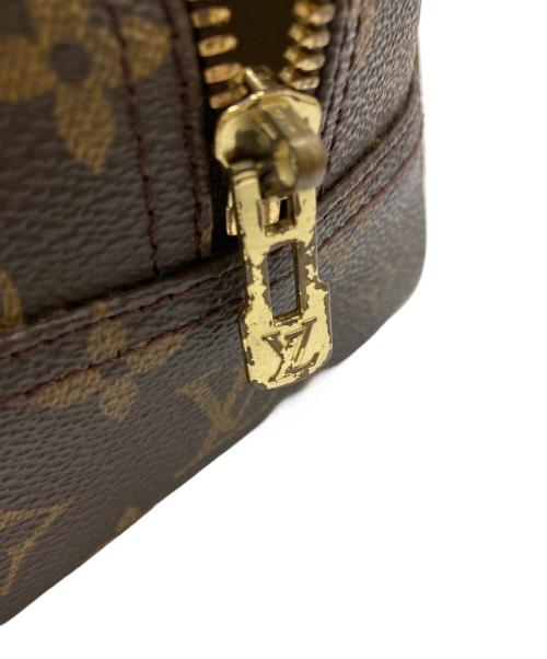 LOUIS VUITTON（ルイ ヴィトン）LOUIS VUITTON (ルイ ヴィトン) ドーヴィル ボーリングヴァニティ ハンドバッグ ブラウンの古着・服飾アイテム