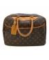LOUIS VUITTON（ルイ ヴィトン）の古着「ドーヴィル ボーリングヴァニティ ハンドバッグ」｜ブラウン