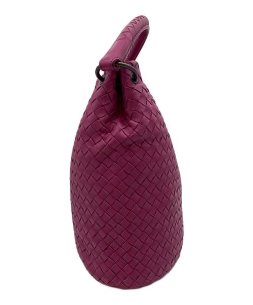 BOTTEGA VENETA（ボッテガベネタ）BOTTEGA VENETA (ボッテガベネタ) イントレチャートワンショルダーバッグ ピンクの古着・服飾アイテム