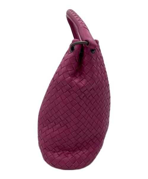 BOTTEGA VENETA（ボッテガベネタ）BOTTEGA VENETA (ボッテガベネタ) イントレチャートワンショルダーバッグ ピンクの古着・服飾アイテム