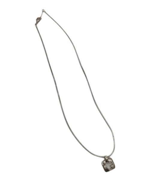 TIFFANY & Co.（ティファニー）Tiffany & Co. (ティファニー) ピアスドクロスネックレス シルバーの古着・服飾アイテム