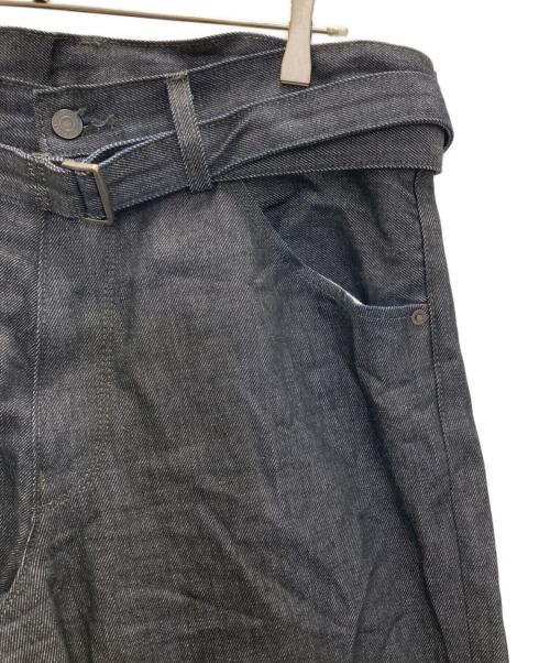 LEVI'S（リーバイス）LEVI'S (リーバイス) EDIFICE (エディフィス) ベルテッドワイドデニムパンツ インディゴ サイズ:SIZE 86cm(W34)の古着・服飾アイテム
