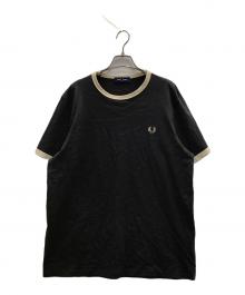 FRED PERRY（フレッドペリー）の古着「リンガーTシャツ」｜グレー