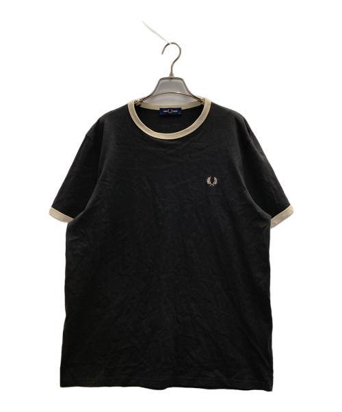 FRED PERRY（フレッドペリー）FRED PERRY (フレッドペリー) リンガーTシャツ グレー サイズ:XLの古着・服飾アイテム