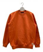 CarHarttカーハート）の古着「クルーネックスウェット」｜オレンジ