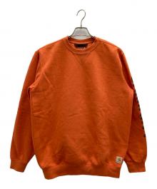 CarHartt（カーハート）の古着「クルーネックスウェット」｜オレンジ
