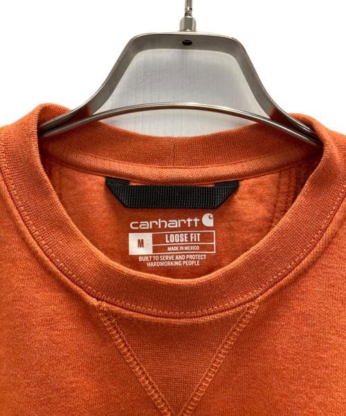 CarHartt（カーハート）CarHartt (カーハート) クルーネックスウェット オレンジ サイズ:Ｍの古着・服飾アイテム