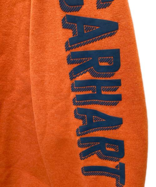 CarHartt（カーハート）CarHartt (カーハート) クルーネックスウェット オレンジ サイズ:Ｍの古着・服飾アイテム