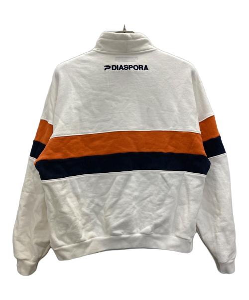 Diaspora Skateboards（ディアスポラスケートボードズ）Diaspora skateboards (ディアスポラスケートボードズ) PATRICK (パトリック) Club Half Zip Sweatshirt アイボリー サイズ:Lの古着・服飾アイテム
