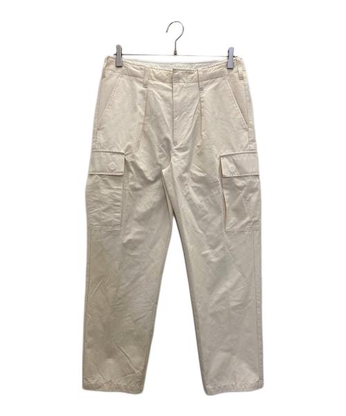 BEAUTY&YOUTH（ビューティーアンドユース）BEAUTY&YOUTH (ビューティーアンドユース) コットンナイロン 6P カームテーパード パンツ アイボリー サイズ:Ｍの古着・服飾アイテム