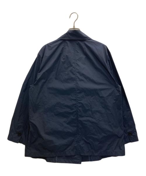 la.f（ラ・エフ）la.f (ラ・エフ) メモリータフタショート丈ライトアウター≪洗濯機で洗える≫ ネイビー サイズ:２S 未使用品の古着・服飾アイテム