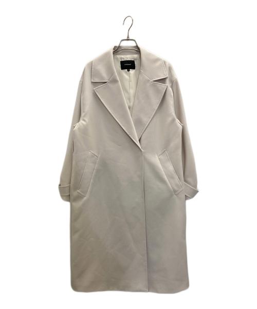 LAUTRE AMONT（ロートレアモン）LAUTRE AMONT (ロートレアモン) 防シワUVトレンチコート≪手洗い可能≫ ホワイト サイズ:38の古着・服飾アイテム