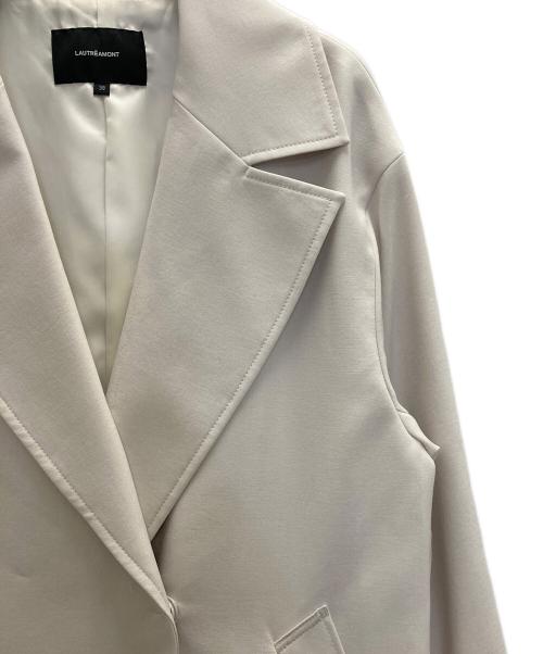 LAUTRE AMONT（ロートレアモン）LAUTRE AMONT (ロートレアモン) 防シワUVトレンチコート≪手洗い可能≫ ホワイト サイズ:38の古着・服飾アイテム