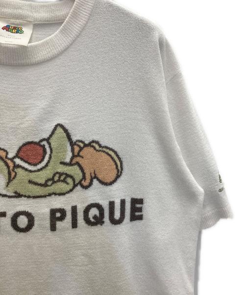 GELATO PIQUE HOMME（ジェラートピケ オム）GELATO PIQUE HOMME (ジェラートピケ オム) ヨッシー/プルオーバー＆ハーフパンツ ホワイト×グリーン サイズ:Ｍの古着・服飾アイテム