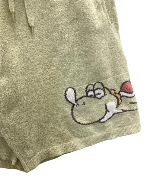 GELATO PIQUE HOMME（ジェラートピケ オム）GELATO PIQUE HOMME (ジェラートピケ オム) ヨッシー/プルオーバー＆ハーフパンツ ホワイト×グリーン サイズ:Ｍの古着・服飾アイテム