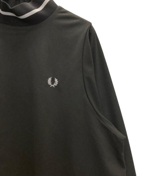 FRED PERRY（フレッドペリー）FRED PERRY (フレッドペリー) ハイネックL/Sカットソー ブラック サイズ:38の古着・服飾アイテム
