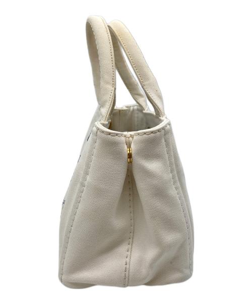 PRADA（プラダ）PRADA (プラダ) ハンドバッグ ホワイトの古着・服飾アイテム