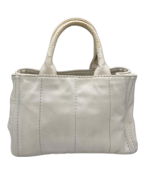 PRADA（プラダ）PRADA (プラダ) ハンドバッグ ホワイトの古着・服飾アイテム