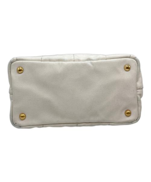 PRADA（プラダ）PRADA (プラダ) ハンドバッグ ホワイトの古着・服飾アイテム