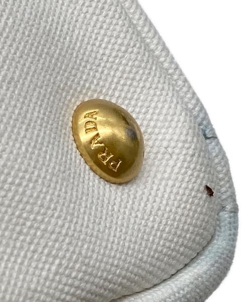 PRADA（プラダ）PRADA (プラダ) ハンドバッグ ホワイトの古着・服飾アイテム